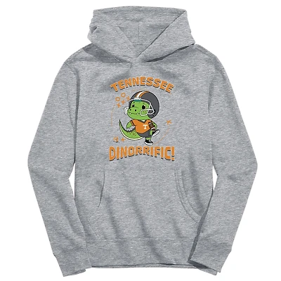 Youth Vive La Fete Gray Tennessee Volunteers Dino-Rrific Pullover Hoodie