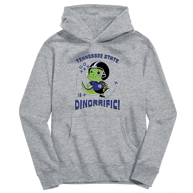 Youth Vive La Fete Gray Tennessee State Tigers Dino-Rrific Pullover Hoodie