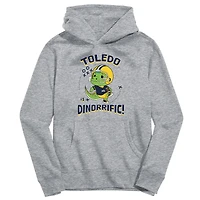 Youth Vive La Fete Gray Toledo Rockets Dino-Rrific Pullover Hoodie