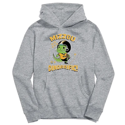 Youth Vive La Fete Gray Missouri Tigers Dino-Rrific Pullover Hoodie