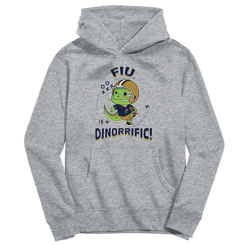 Toddler Vive La Fete Gray FIU Panthers Dino-Rrific Pullover Hoodie