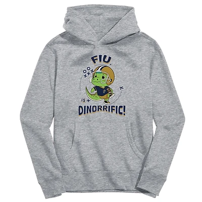 Toddler Vive La Fete Gray FIU Panthers Dino-Rrific Pullover Hoodie