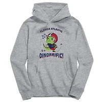 Toddler Vive La Fete Gray Florida Atlantic Owls Dino-Rrific Pullover Hoodie