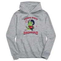 Toddler Vive La Fete Gray Fresno State Bulldogs Dino-Rrific Pullover Hoodie