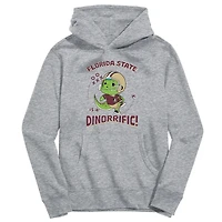 Toddler Vive La Fete Gray Florida State Seminoles Dino-Rrific Pullover Hoodie
