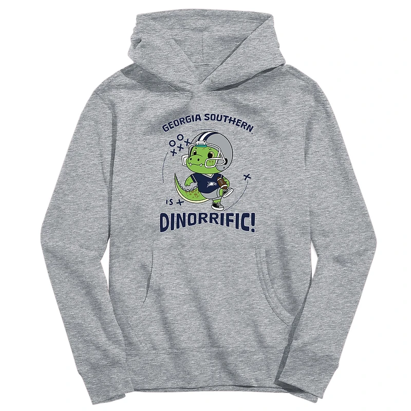 Toddler Vive La Fete Gray Georgia Southern Eagles Dino-Rrific Pullover Hoodie