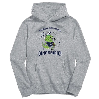Toddler Vive La Fete Gray Georgia Southern Eagles Dino-Rrific Pullover Hoodie