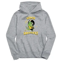 Toddler Vive La Fete Gray Iowa Hawkeyes Dino-Rrific Pullover Hoodie
