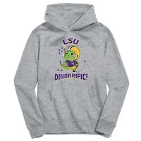 Toddler Vive La Fete Gray LSU Tigers Dino-Rrific Pullover Hoodie