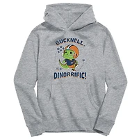 Toddler Vive La Fete Gray Bucknell Bison Dino-Rrific Pullover Hoodie