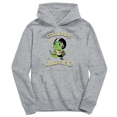 Toddler Vive La Fete Gray Colorado Buffaloes Dino-Rrific Pullover Hoodie