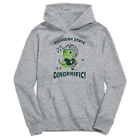 Toddler Vive La Fete Gray Michigan State Spartans Dino-Rrific Pullover Hoodie