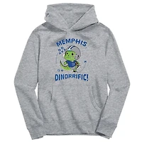 Toddler Vive La Fete Gray Memphis Tigers Dino-Rrific Pullover Hoodie