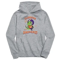 Toddler Vive La Fete Gray Clemson Tigers Dino-Rrific Pullover Hoodie
