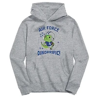Toddler Vive La Fete Gray Air Force Falcons Dino-Rrific Pullover Hoodie
