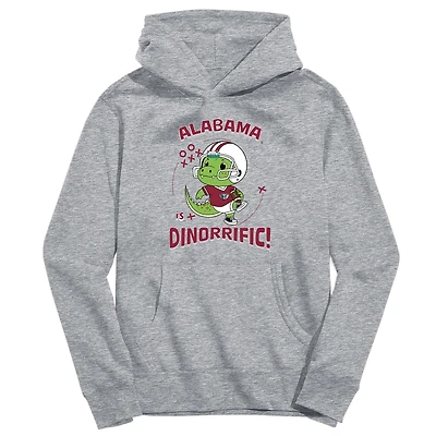 Toddler Vive La Fete Gray Alabama Crimson Tide Dino-Rrific Pullover Hoodie
