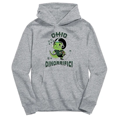 Toddler Vive La Fete Gray Ohio Bobcats Dino-Rrific Pullover Hoodie
