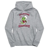 Toddler Vive La Fete Gray Oklahoma Sooners Dino-Rrific Pullover Hoodie