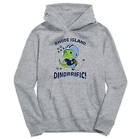 Toddler Vive La Fete Gray Rhode Island Rams Dino-Rrific Pullover Hoodie