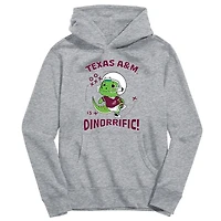 Toddler Vive La Fete Gray Texas A&M Aggies Dino-Rrific Pullover Hoodie