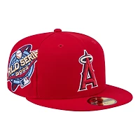 Men's New Era  Red Los Angeles Angels Hidden Hit 59FIFTY Fitted Hat