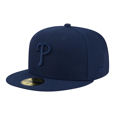 Men's New Era Navy Philadelphia Phillies Color Pack 59FIFTY Fitted Hat
