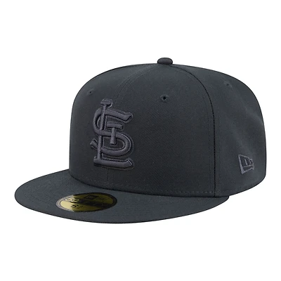 Men's New Era Charcoal St. Louis Cardinals Color Pack 59FIFTY Fitted Hat