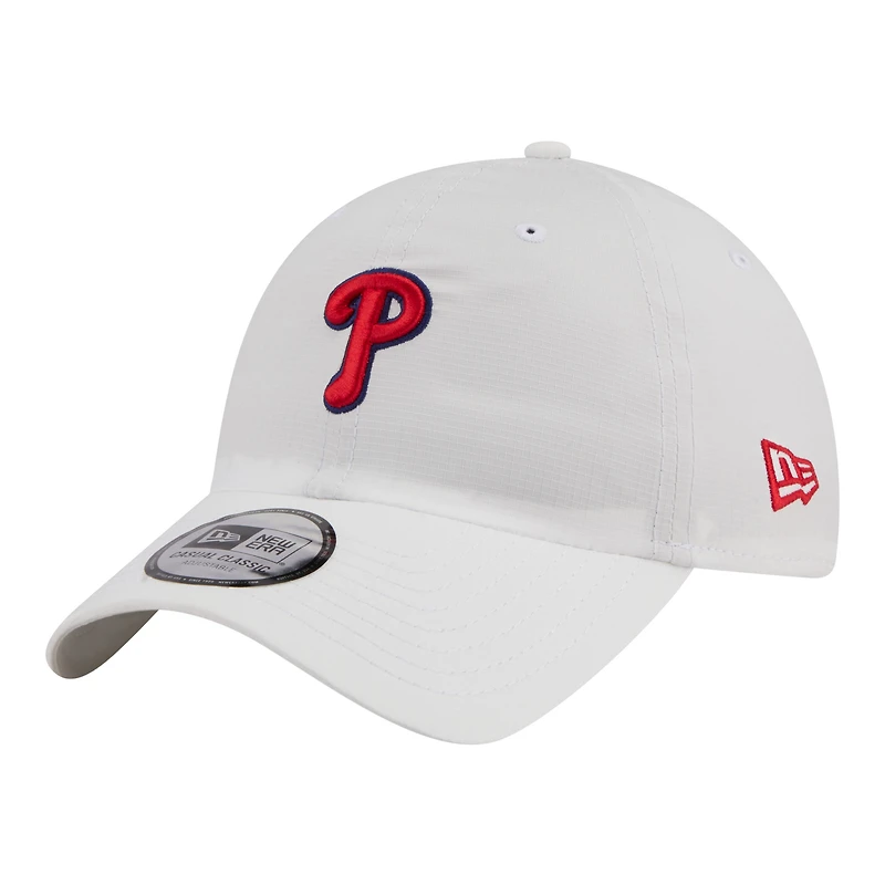 Men's New Era  White Philadelphia Phillies Ripstop Casual Classic Adjustable Hat