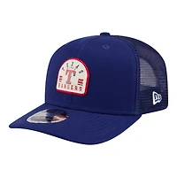 Men's New Era Royal Texas Rangers Contest 9SEVENTY Adjustable Trucker Hat