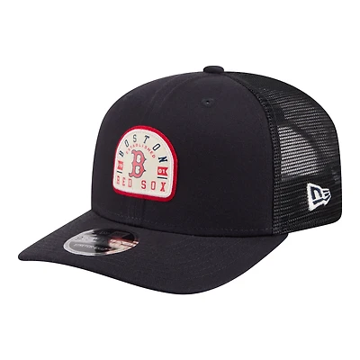 Men's New Era Navy Boston Red Sox Contest 9SEVENTY Adjustable Trucker Hat