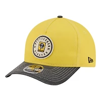 Men's New Era  Gold/Black Pittsburgh Pirates Felt M-Crown 9FORTY Adjustable Hat