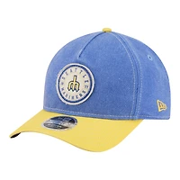 Men's New Era  Royal/Gold Seattle Mariners Felt M-Crown 9FORTY Adjustable Hat