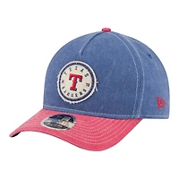 Men's New Era  Royal/Red Texas Rangers Felt M-Crown 9FORTY Adjustable Hat