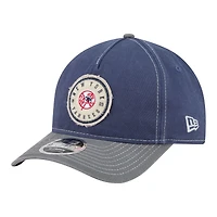 Men's New Era  Navy/Gray New York Yankees Felt M-Crown 9FORTY Adjustable Hat