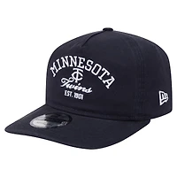 Men's New Era Navy Minnesota Twins Stacked 19TWENTY Adjustable Hat