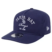Men's New Era Navy Tampa Bay Rays Stacked 19TWENTY Adjustable Hat