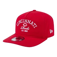 Men's New Era Red Cincinnati Reds Stacked 19TWENTY Adjustable Hat