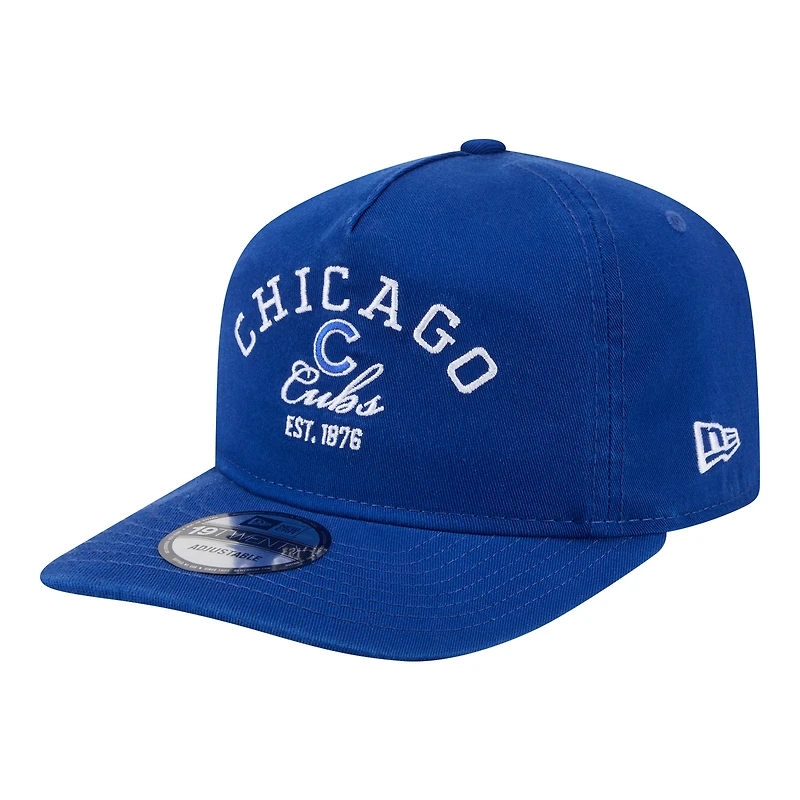 Men's New Era Royal Chicago Cubs Stacked 19TWENTY Adjustable Hat