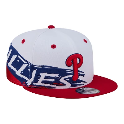 Men's New Era White/Red Philadelphia Phillies 9FIFTY Snapback Hat