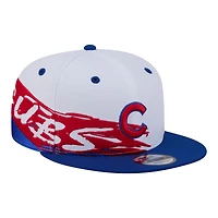 Men's New Era White/Royal Chicago Cubs 9FIFTY Snapback Hat