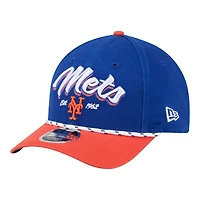 Men's New Era Royal/Orange New York Mets Team Loyal 9FORTY M-Crown Adjustable Hat