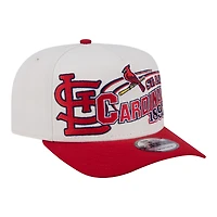Men's New Era  Cream/Red St. Louis Cardinals Classic A-Frame 9FIFTY Snapback Hat