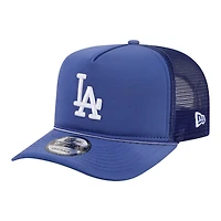 Men's New Era  Royal Los Angeles Dodgers Worn A-Frame 9FIFTY Trucker Snapback Hat