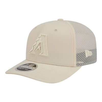 Men's New Era Light Beige Arizona Diamondbacks Color Pack COOLERA 9SEVENTY Trucker Adjustable Hat
