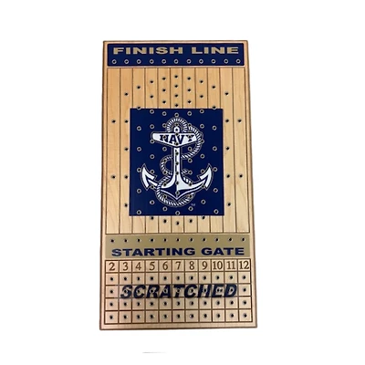 Brown Navy Midshipmen Horseracing Game