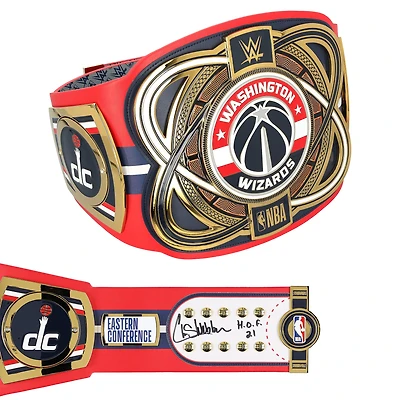 Chris Webber Washington Wizards Autographed WWE Legacy Title Belt with "HOF 21" Inscription
