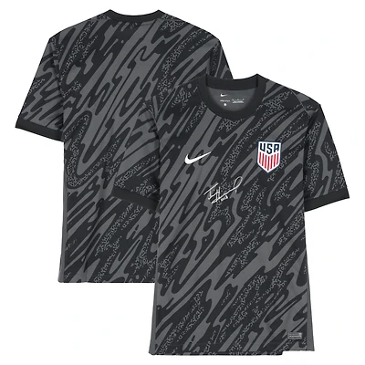 Tim Howard USMNT Autographed Black Nike Replica Jersey - Front Signed