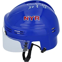Jaromir Jagr New York Rangers Autographed Blue Mini Helmet