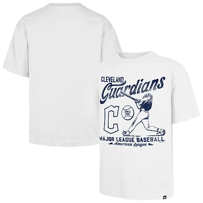 Men's '47 White Cleveland Guardians Regional Batter Foundation T-Shirt
