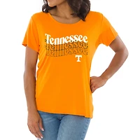 Women's Tennessee Orange Volunteers Scarlet Scoop Neck T-Shirt